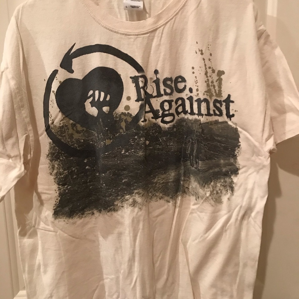 Rise against concert tee